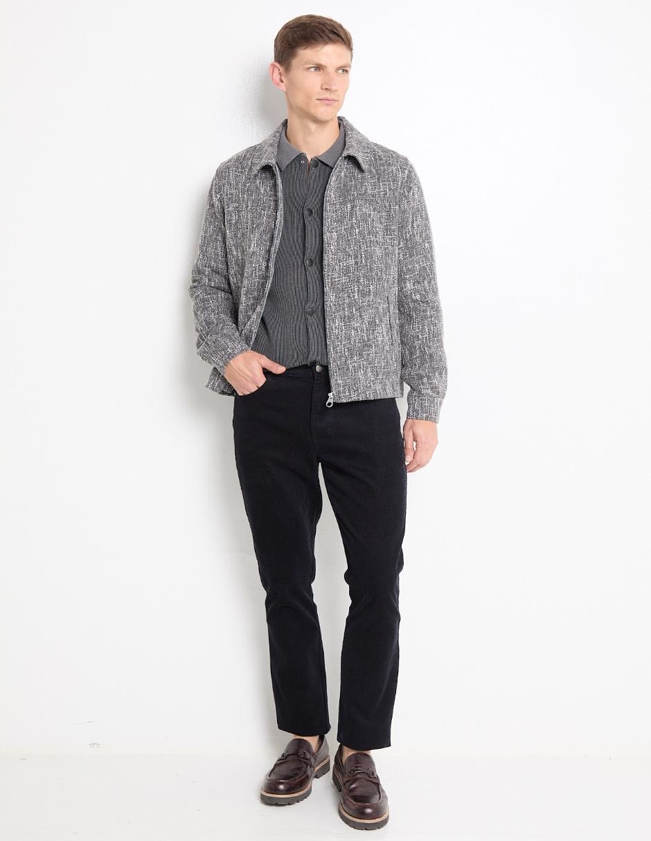 Suéter cuello camisero para hombre 3
