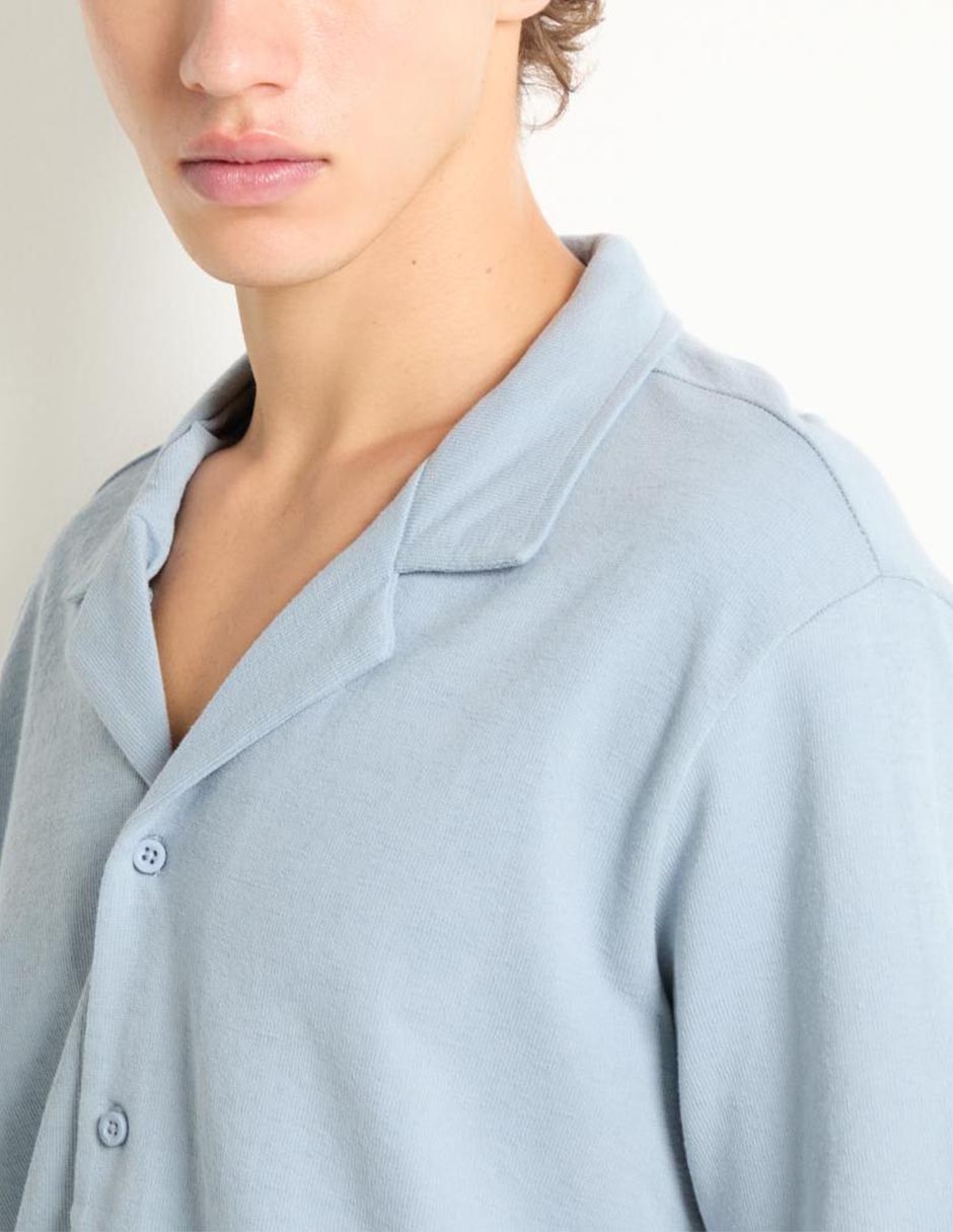 CAMISA COH25126-09 CONTE, M, CELESTIAL