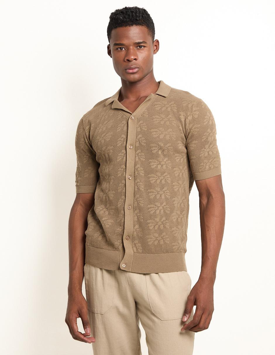 Camisa casual manga corta para hombre Camisa casual manga corta para hombre