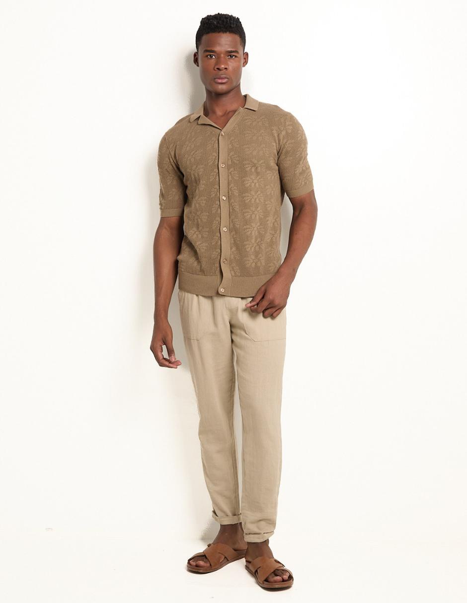 Camisa casual manga corta para hombre 3