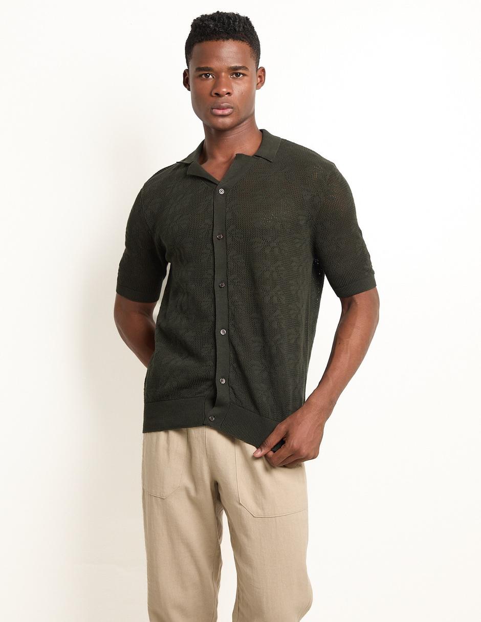 Camisa casual manga corta para hombre Camisa casual manga corta para hombre