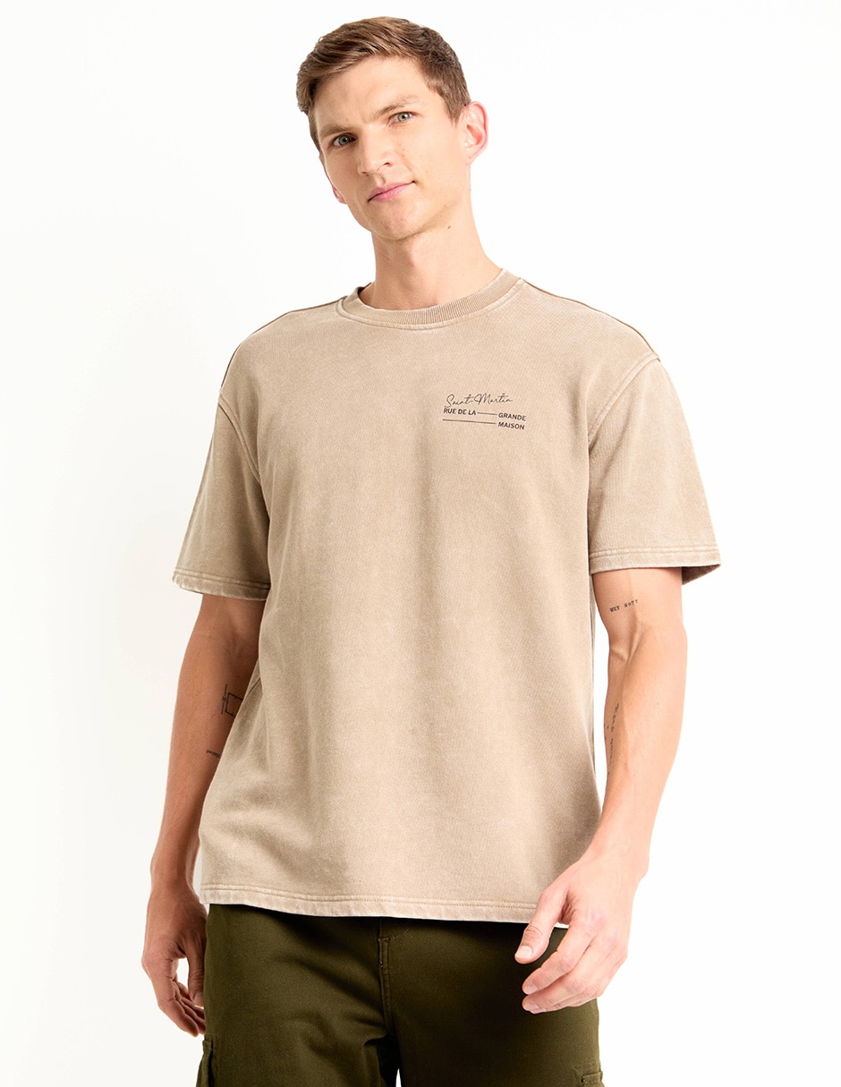 Playera cuello redondo para hombre Playera cuello redondo para hombre