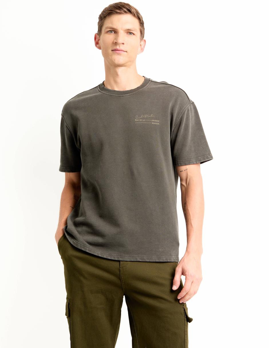 Playera cuello redondo para hombre