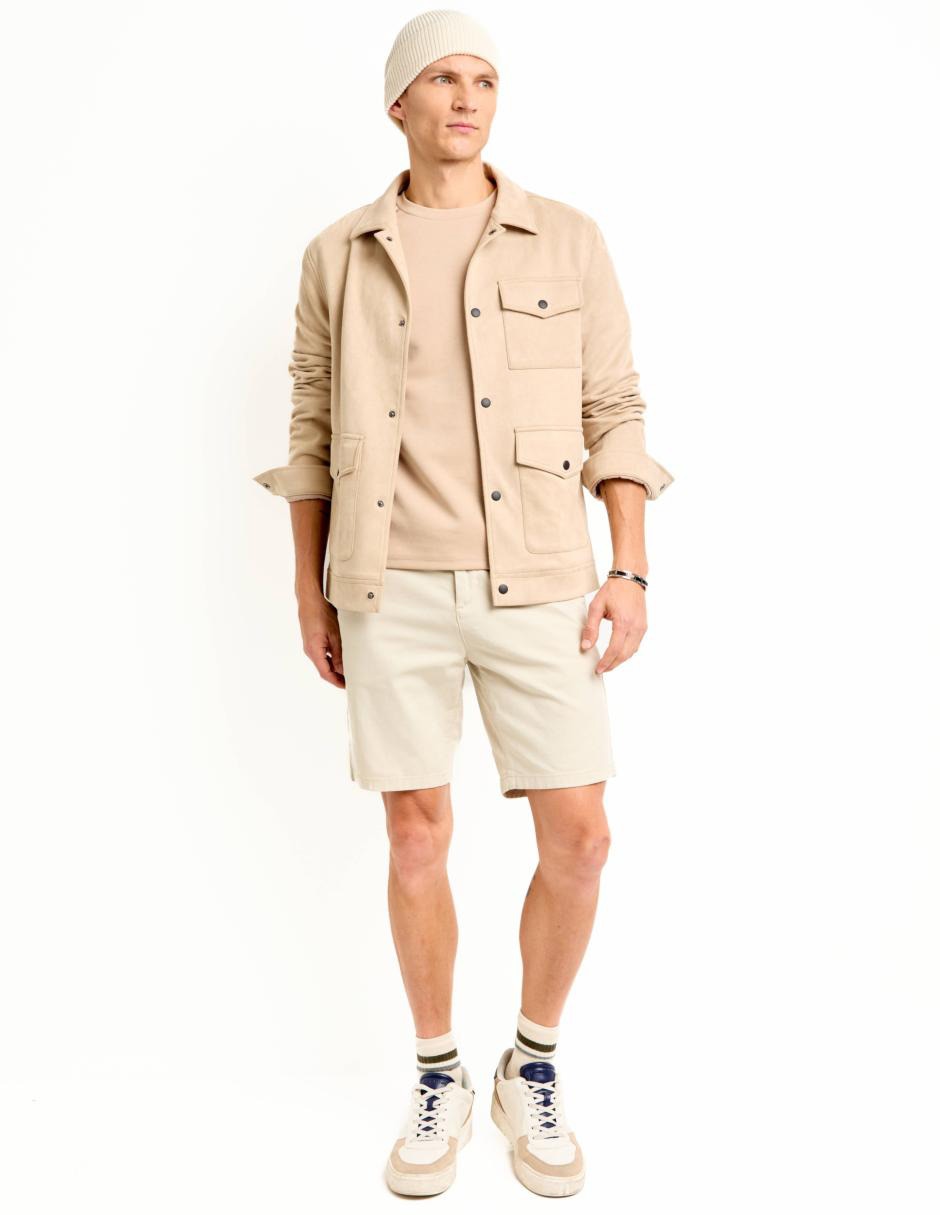 PLAYERA COH25057-09 C, EG, KHAKI CLARO