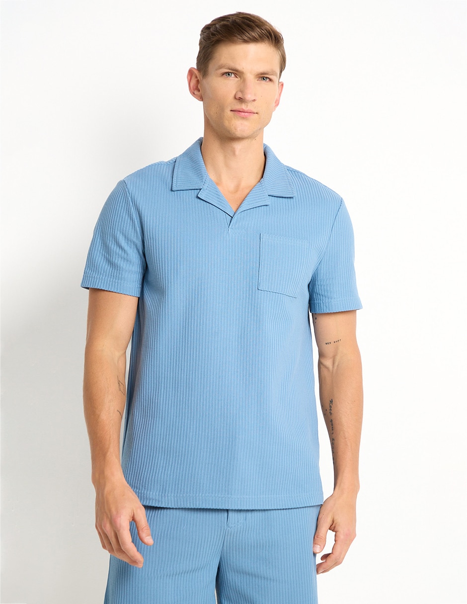 Playera tipo polo para mujer