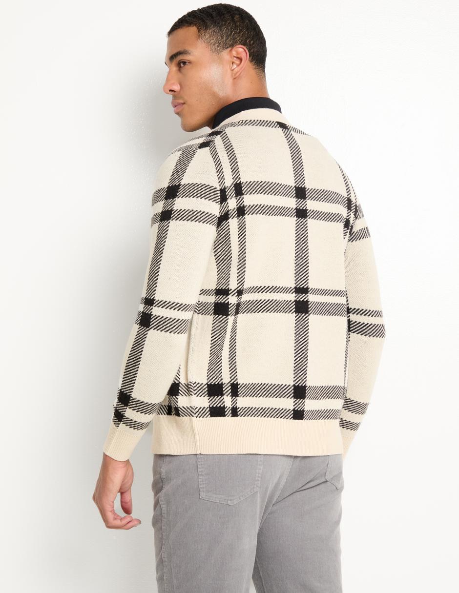 Suéter cuello V para hombre 2