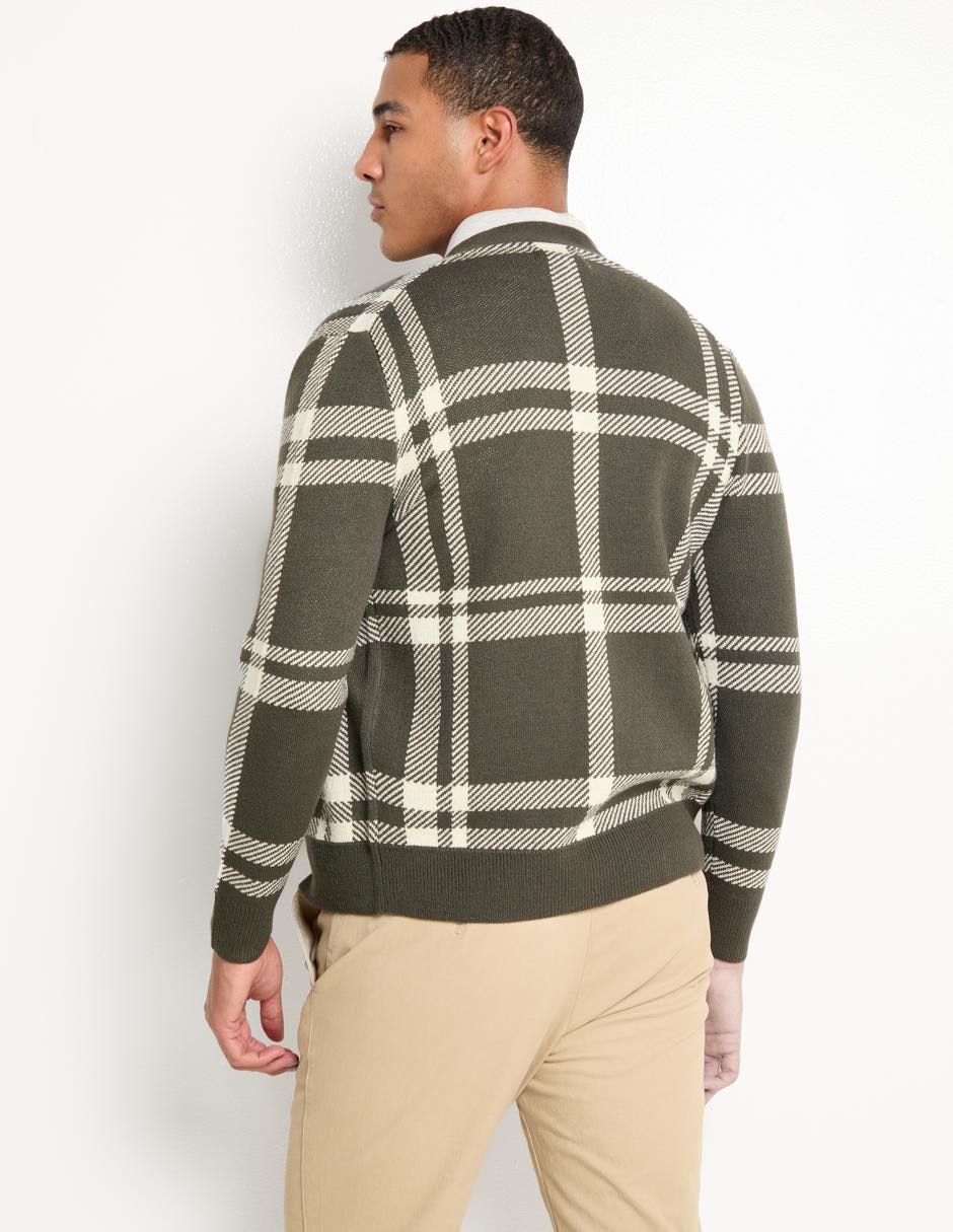 Suéter cuello V para hombre 2
