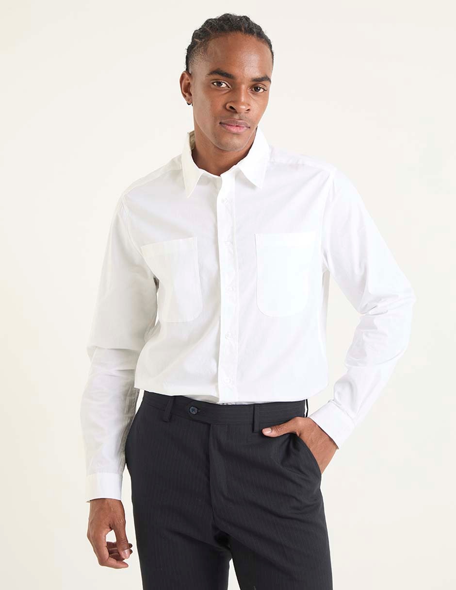 Camisa casual manga larga para hombre Camisa casual manga larga para hombre