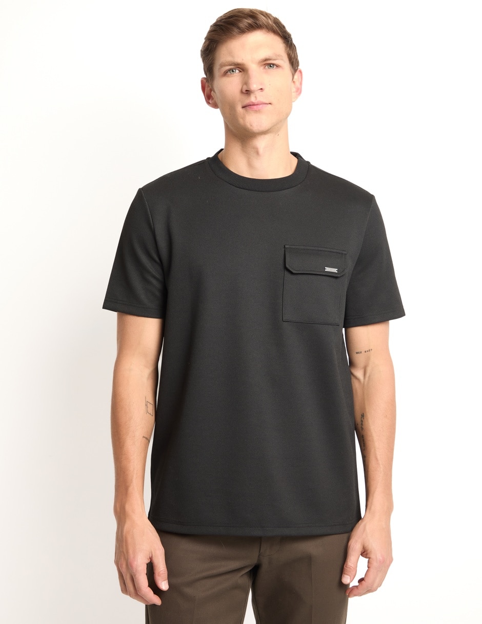 Playera cuello redondo para hombre