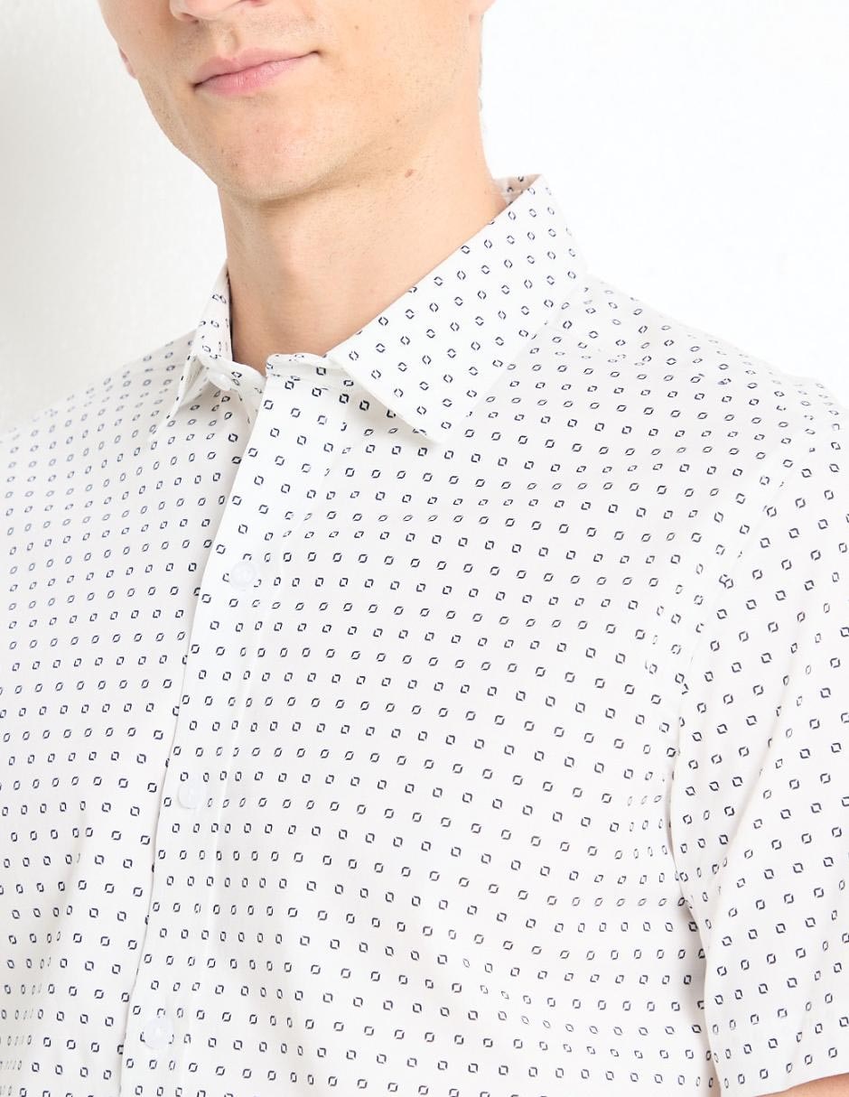 Camisa casual manga corta para hombre 4