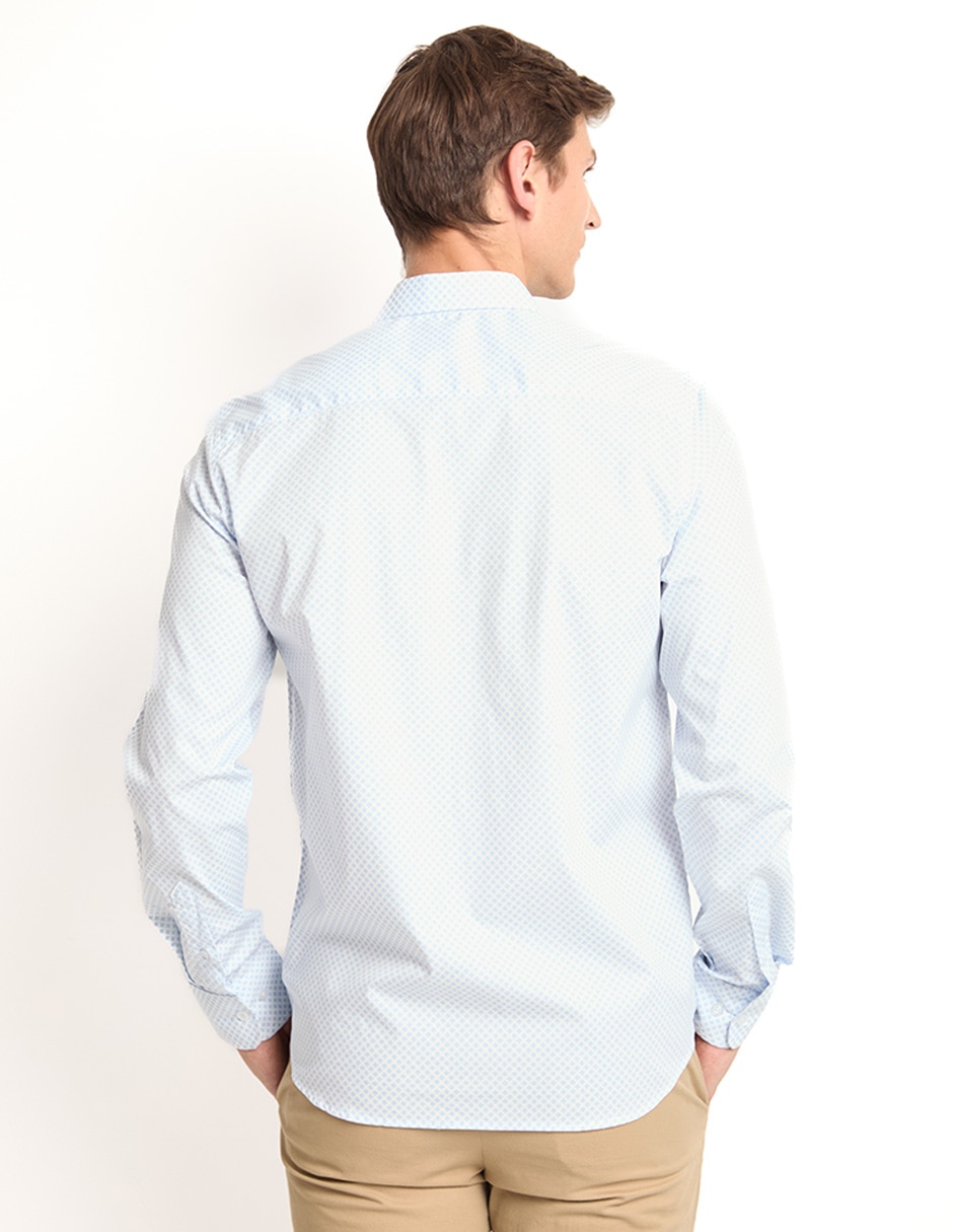Camisa casual de algodón manga larga para hombre 2