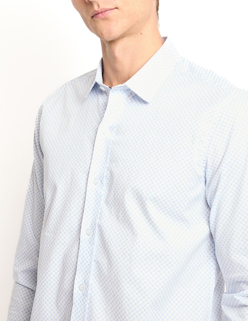 Camisa casual de algodón manga larga para hombre 4