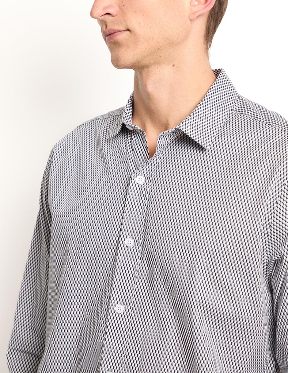 CAMISA COH25134-07 CONTEMPO, CH, NEGRO
