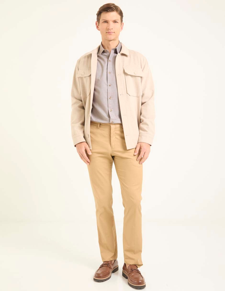 Camisa casual de algodón manga larga para hombre 3