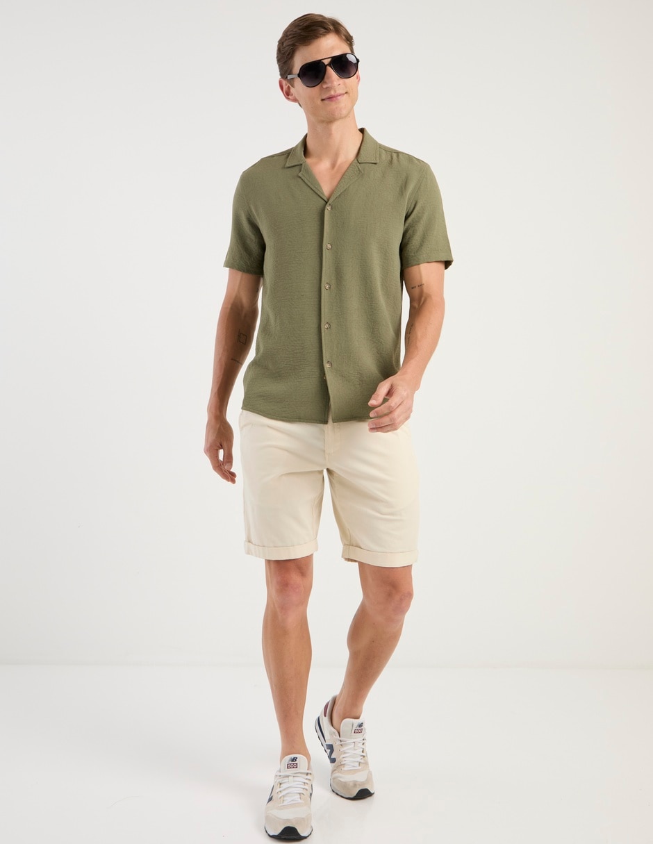 Camisa casual manga corta para hombre 3