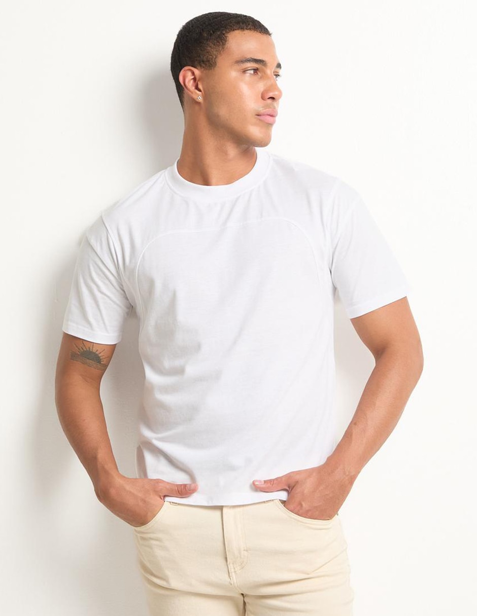 Playera cuello redondo para hombre Playera cuello redondo para hombre