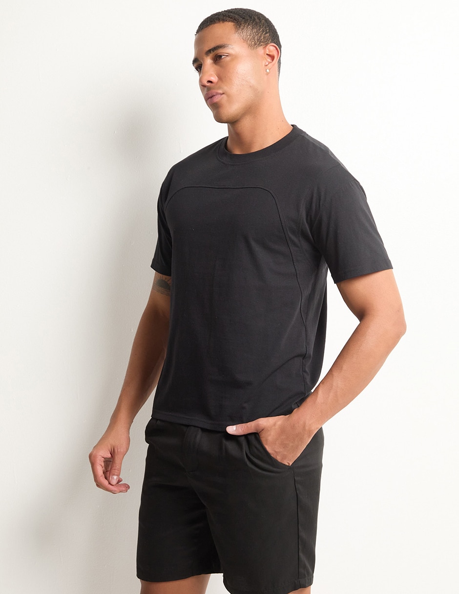 PLAYERA COH25147-09 CONTEMPO, G, NEGRO