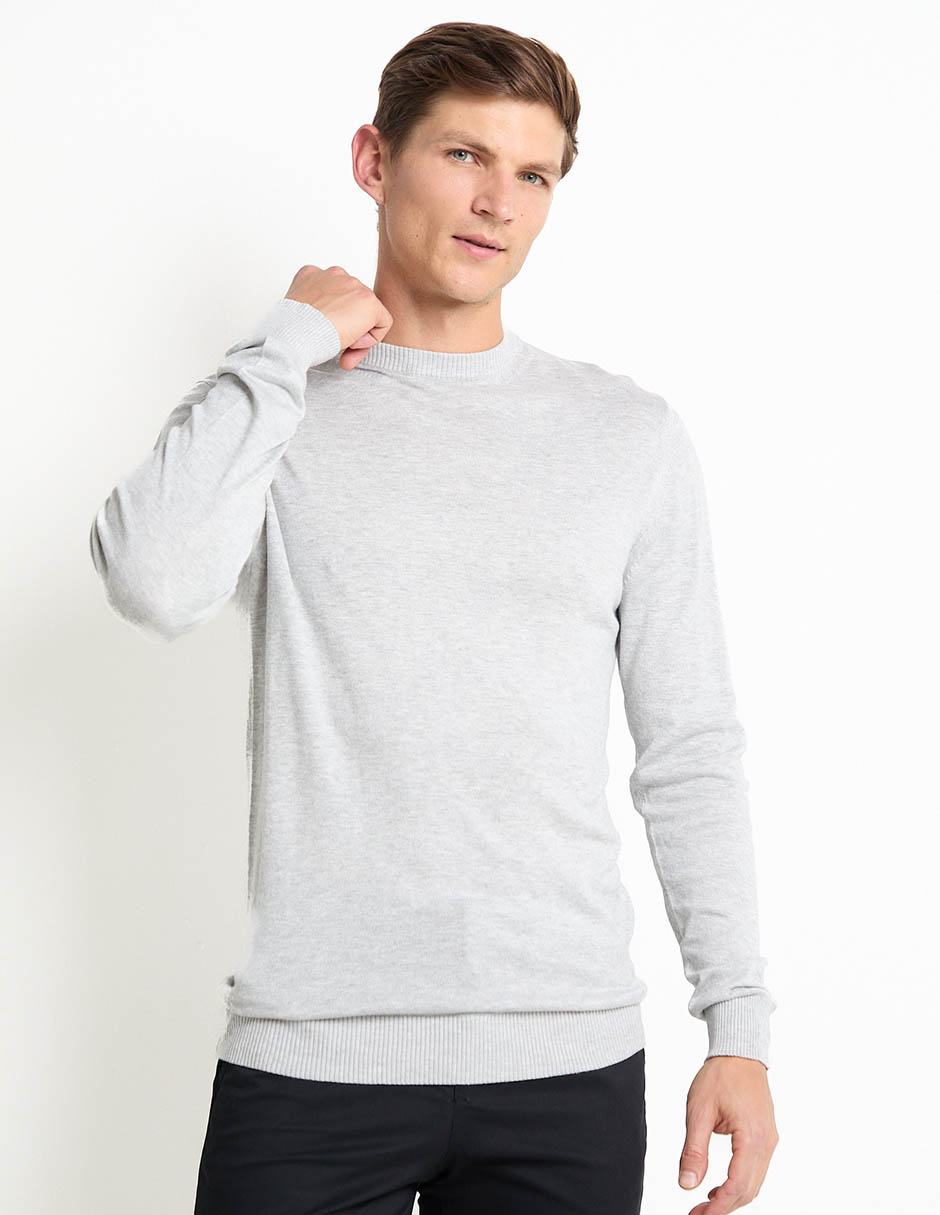 Suéter cuello redondo para hombre Suéter cuello redondo para hombre