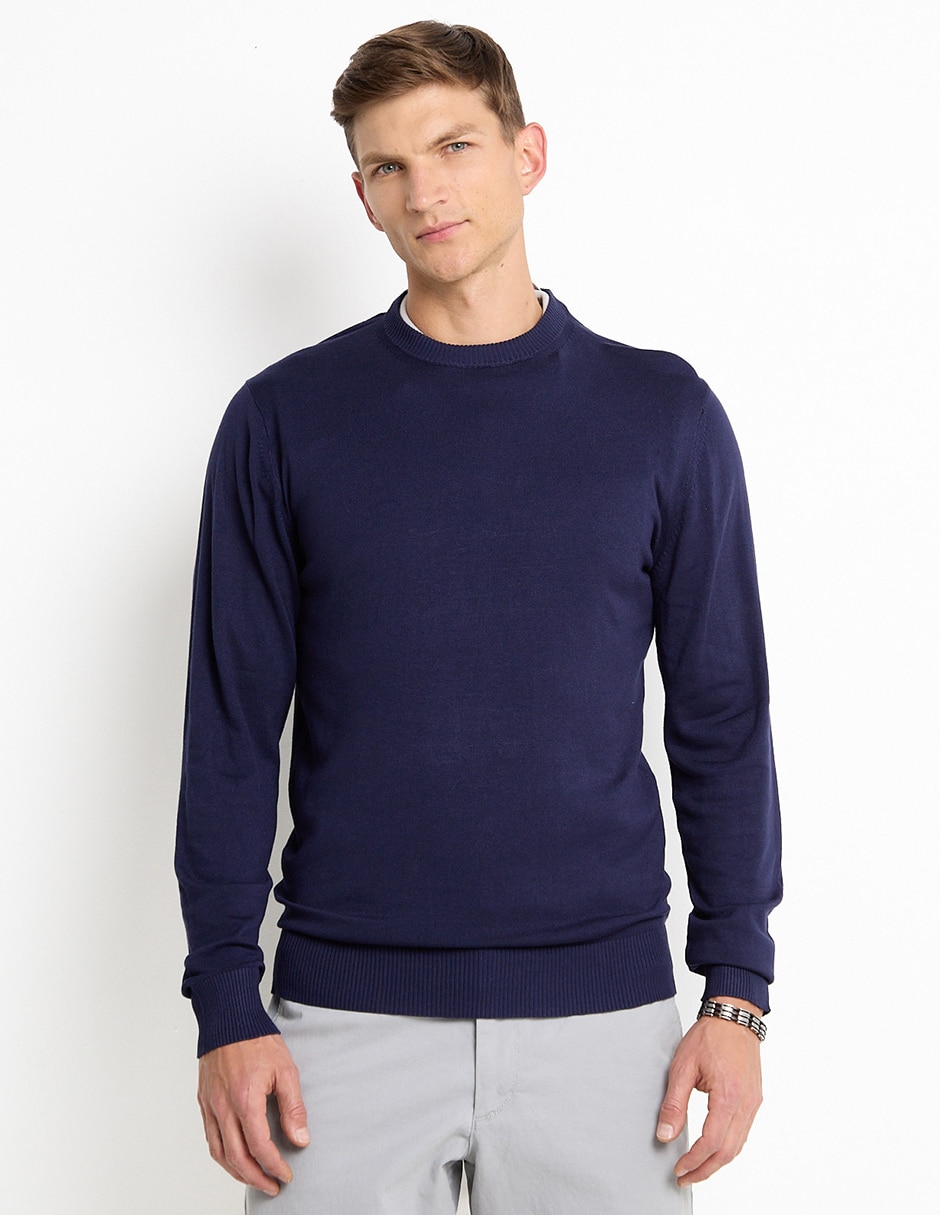 Suéter cuello redondo para hombre Suéter cuello redondo para hombre
