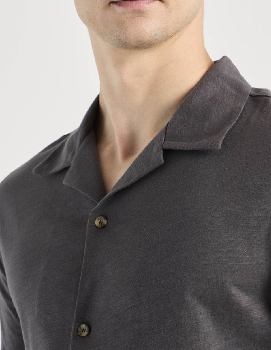 CAMISA COH25067-09 C, CH, GRIS OBSCURO