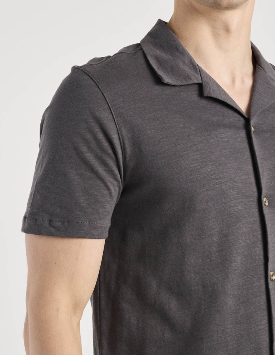 CAMISA COH25067-09 C, CH, GRIS OBSCURO