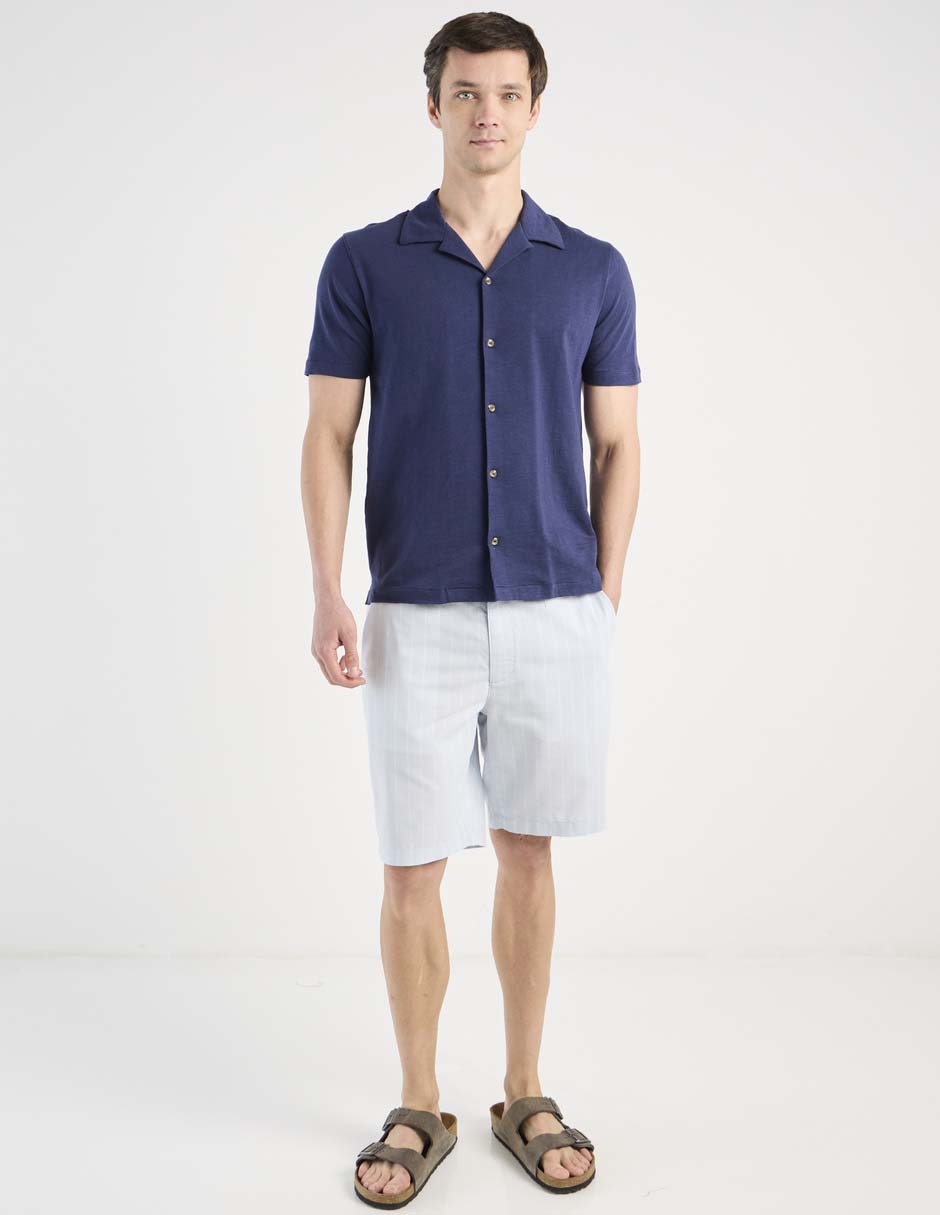 Camisa casual manga corta para hombre 2