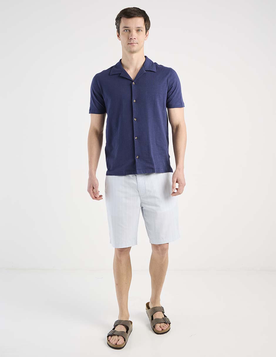 Camisa casual manga corta para hombre 3