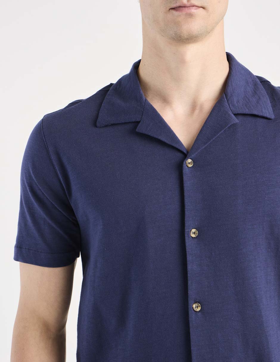 Camisa casual manga corta para hombre 4