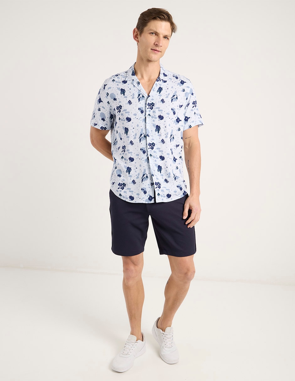 Camisa casual manga corta para hombre 3