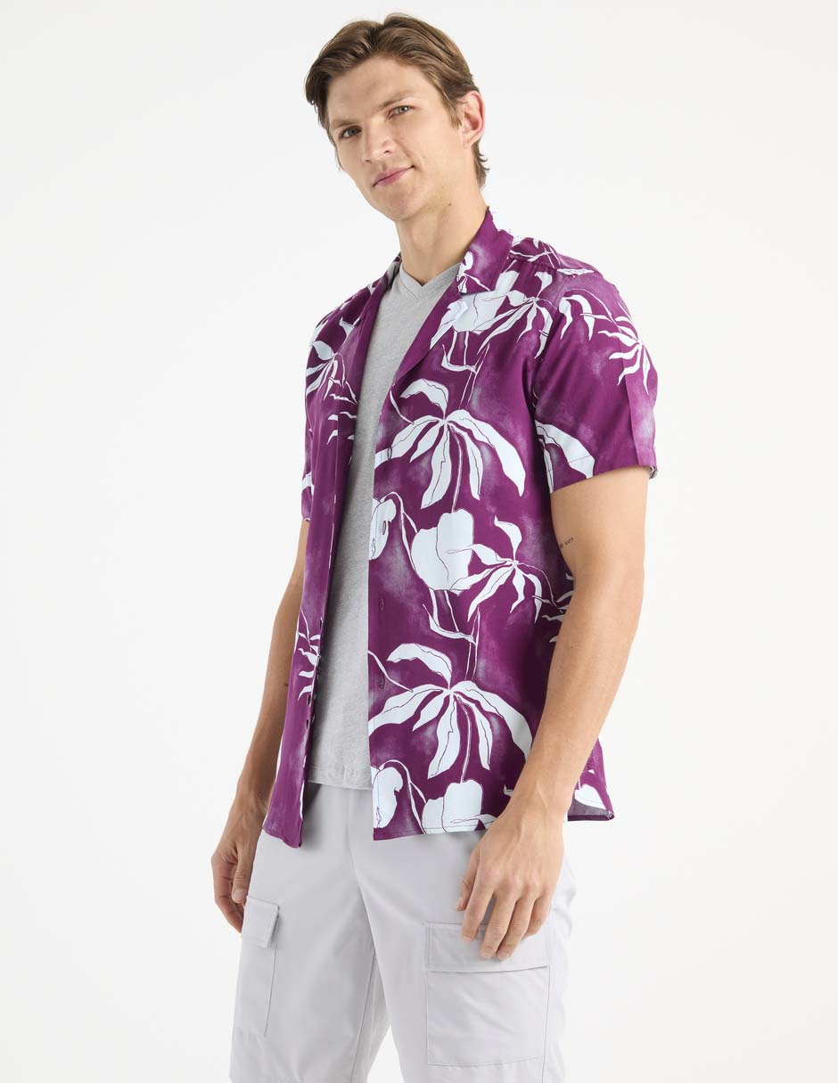 Camisa casual manga corta para hombre Camisa casual manga corta para hombre