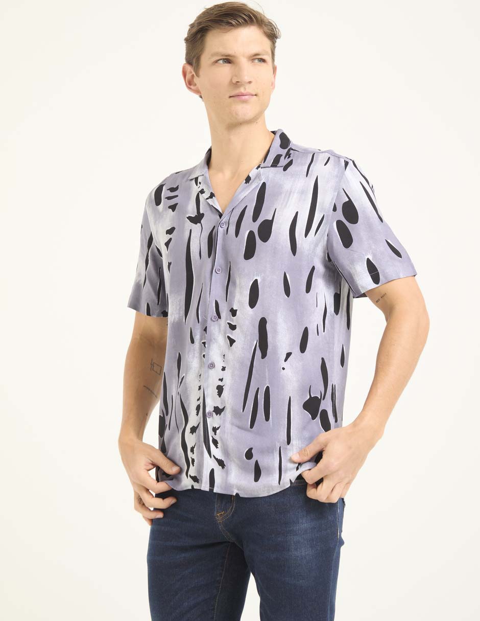 Camisa casual manga corta para hombre Camisa casual manga corta para hombre