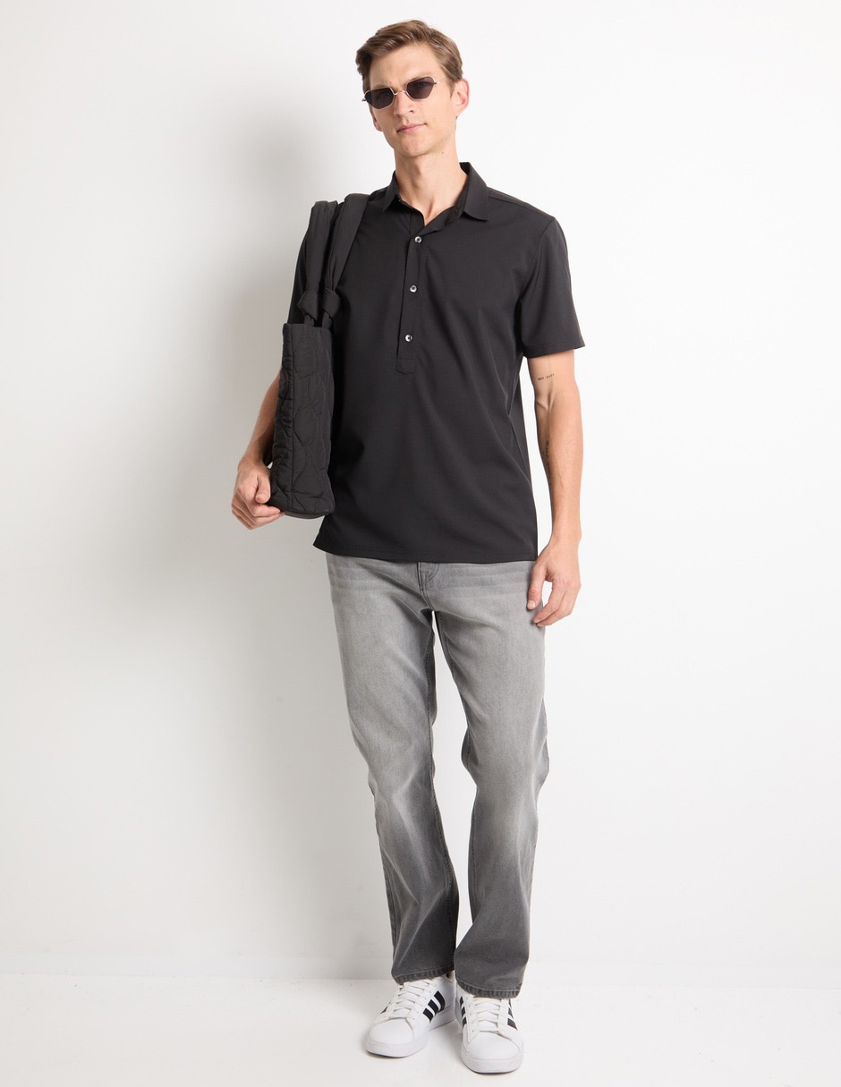POLO COH25022-07 CONTEMPO LI, M, NEGRO