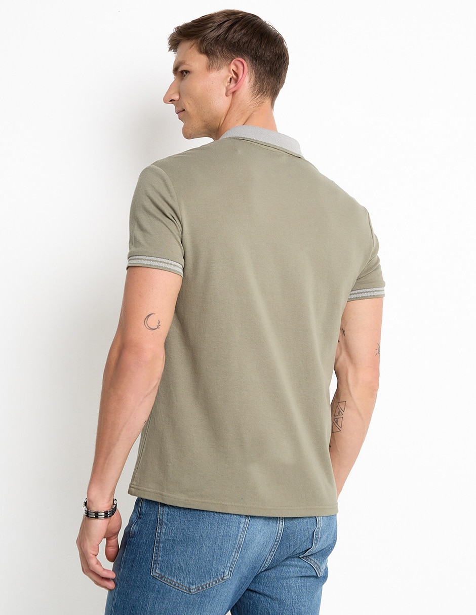 Playera tipo polo para hombre