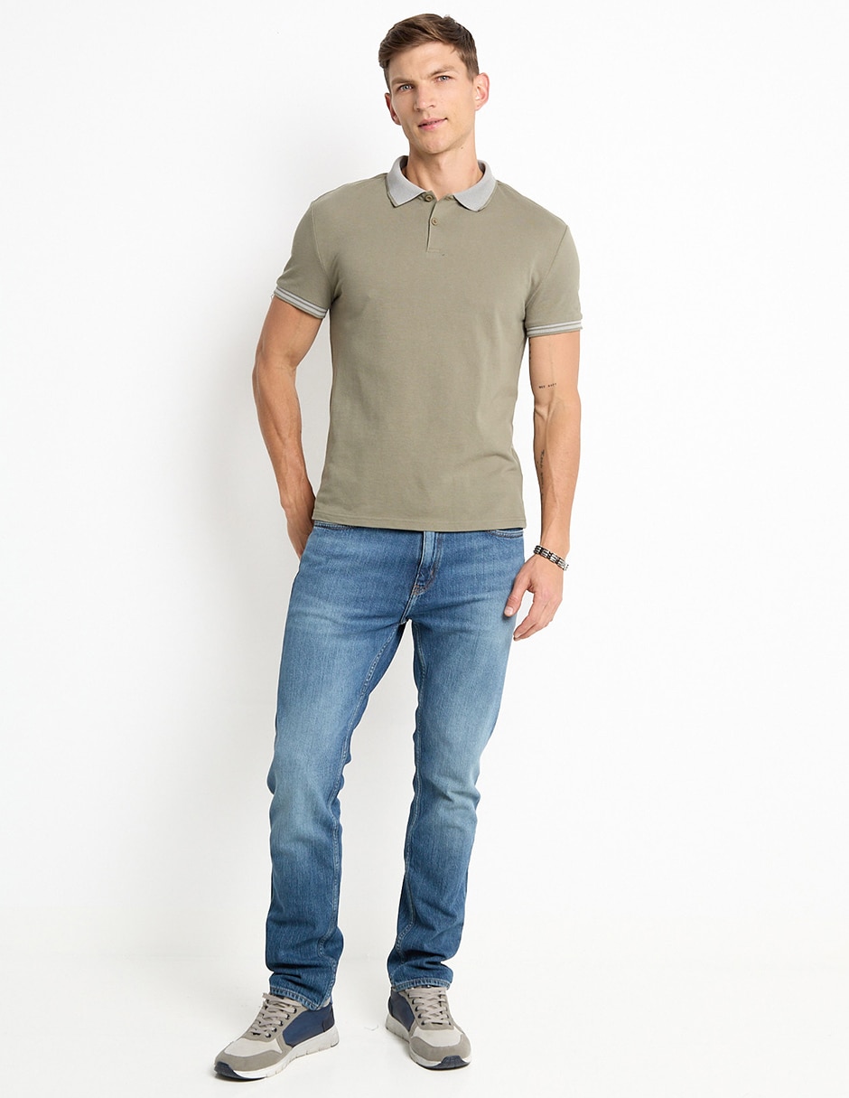 Playera tipo polo para hombre