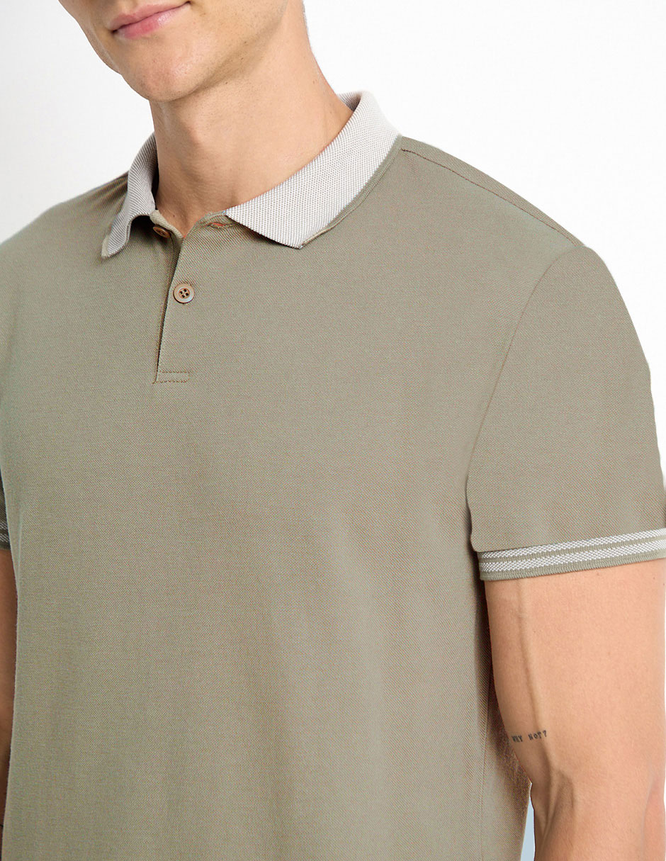 Playera tipo polo para hombre