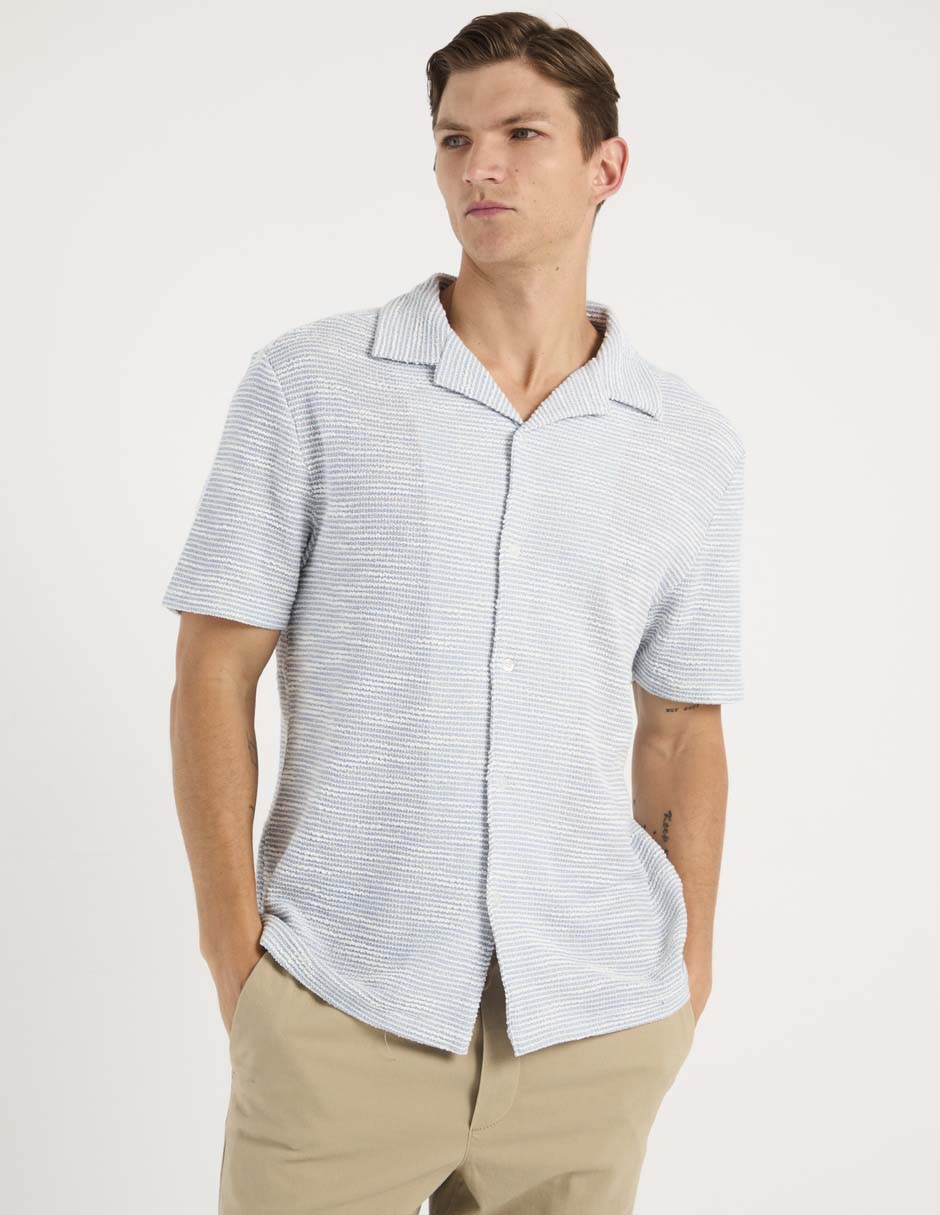 Camisa casual manga corta para hombre Camisa casual manga corta para hombre