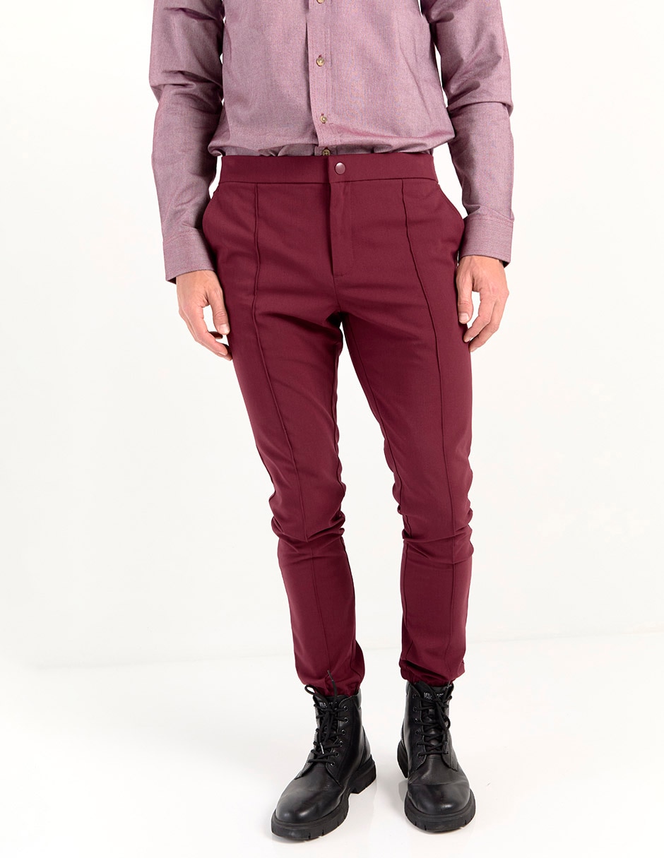 Pantalón jogger regular de algodón para hombre 1