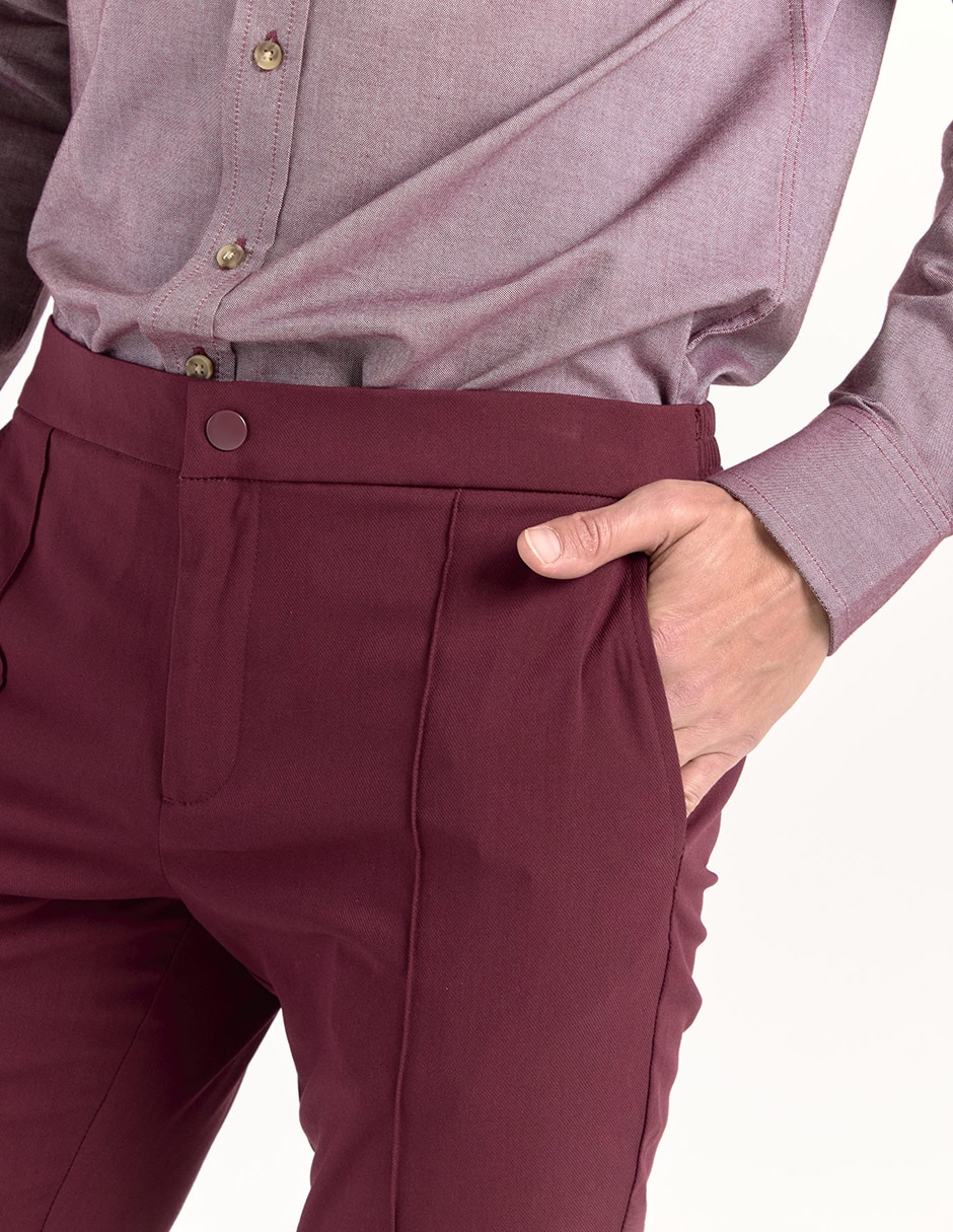 Pantalón jogger regular de algodón para hombre 4