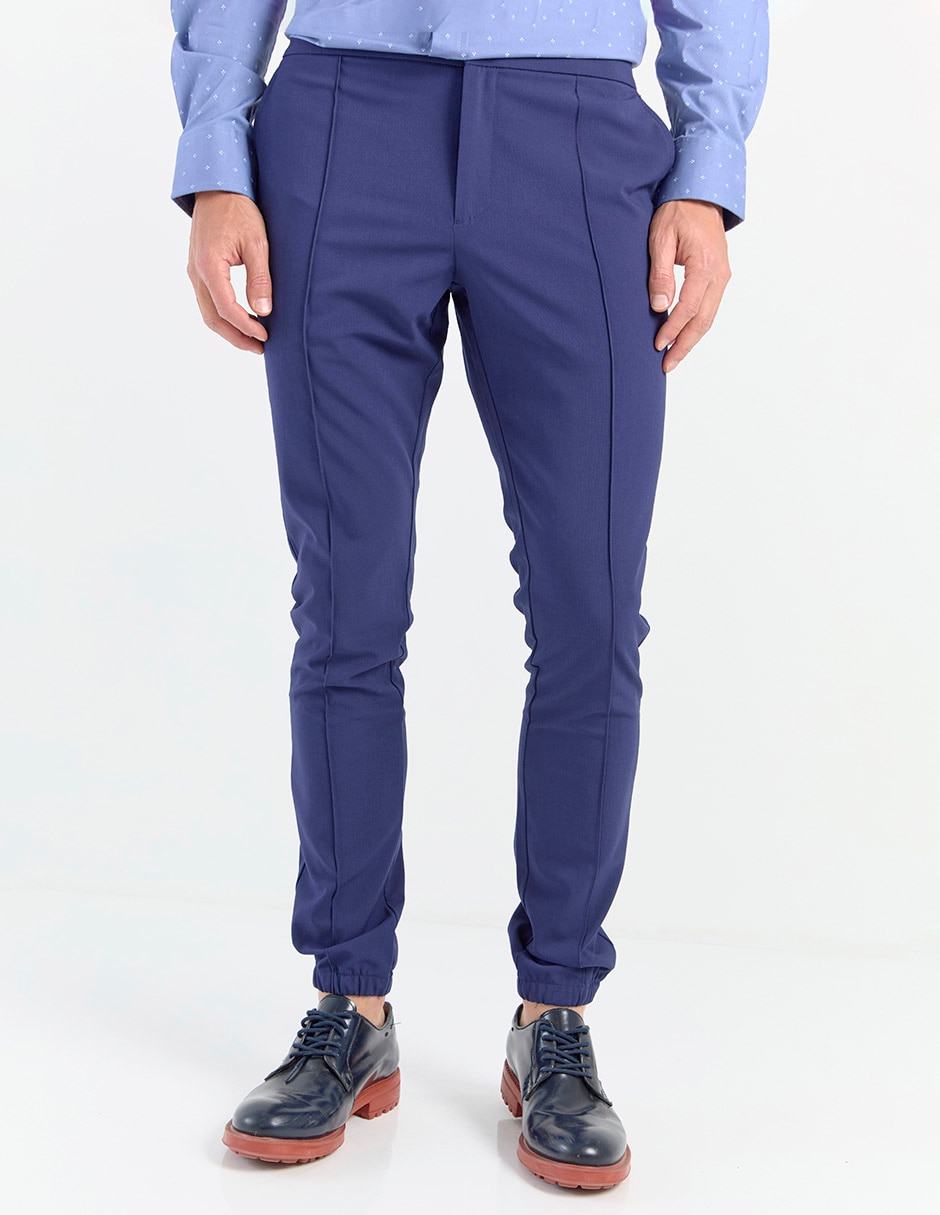 Pantalón jogger regular de algodón para hombre