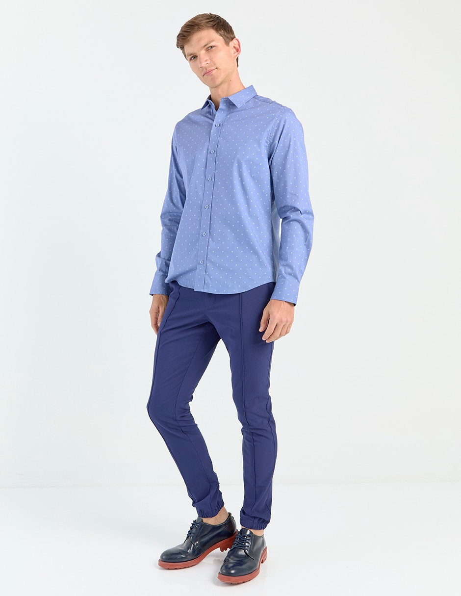Pantalón jogger regular de algodón para hombre 3