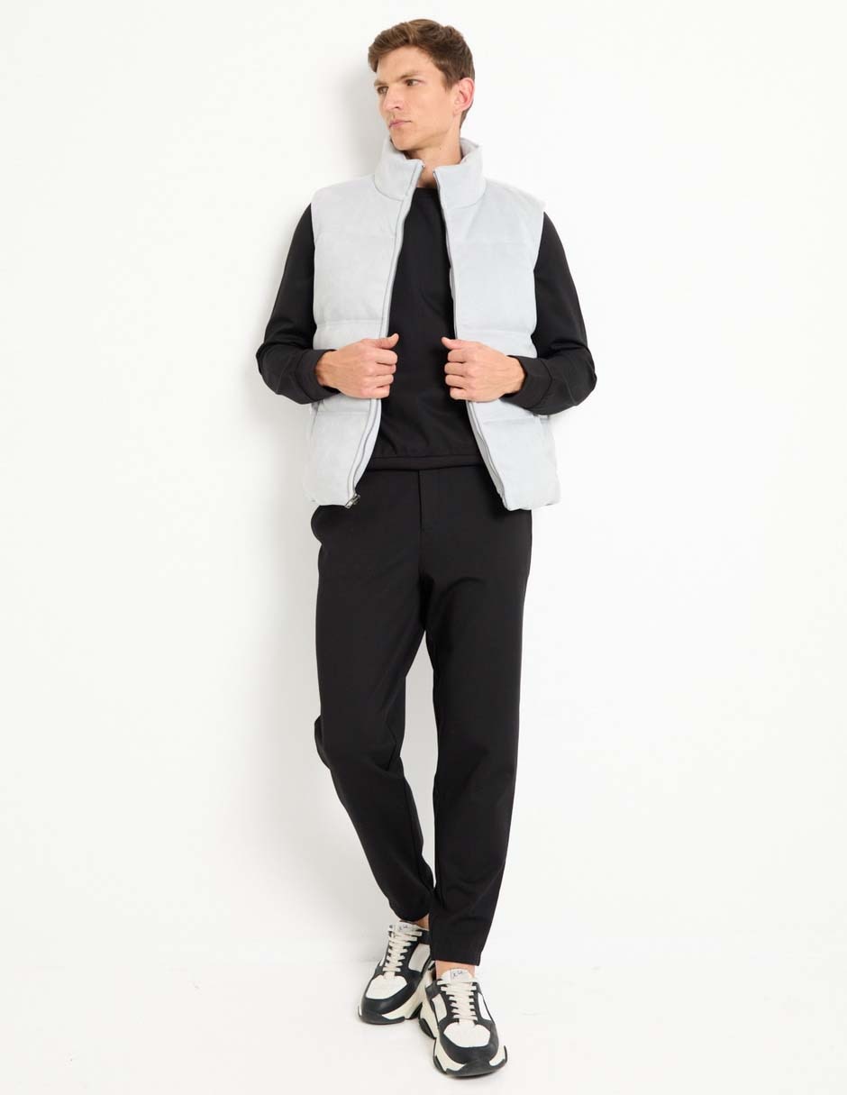 PANTALON JOGGER CONTEMPO, G, NEGRO LISO
