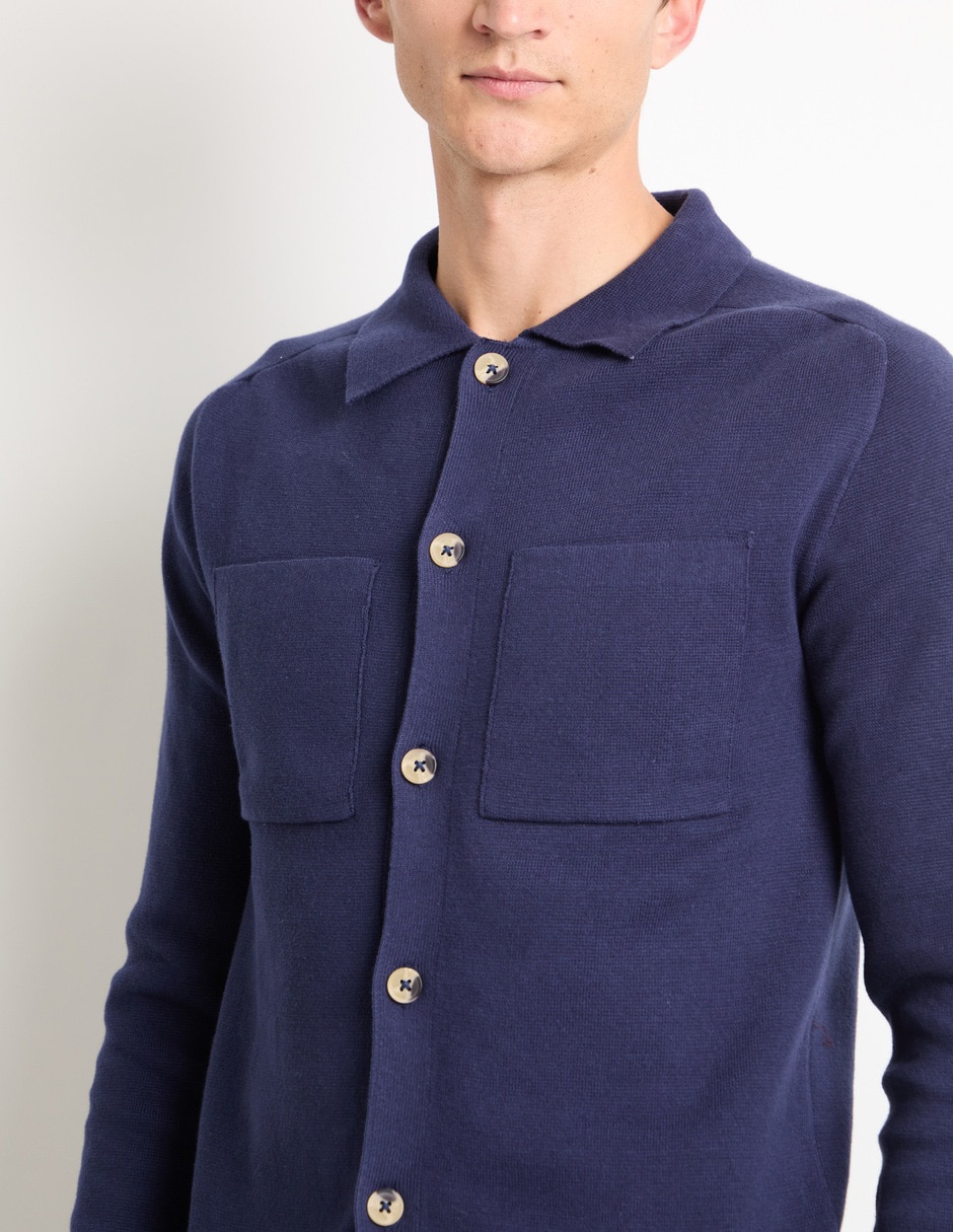 SUETER COH25115-10 CON, M, AZUL MARINO
