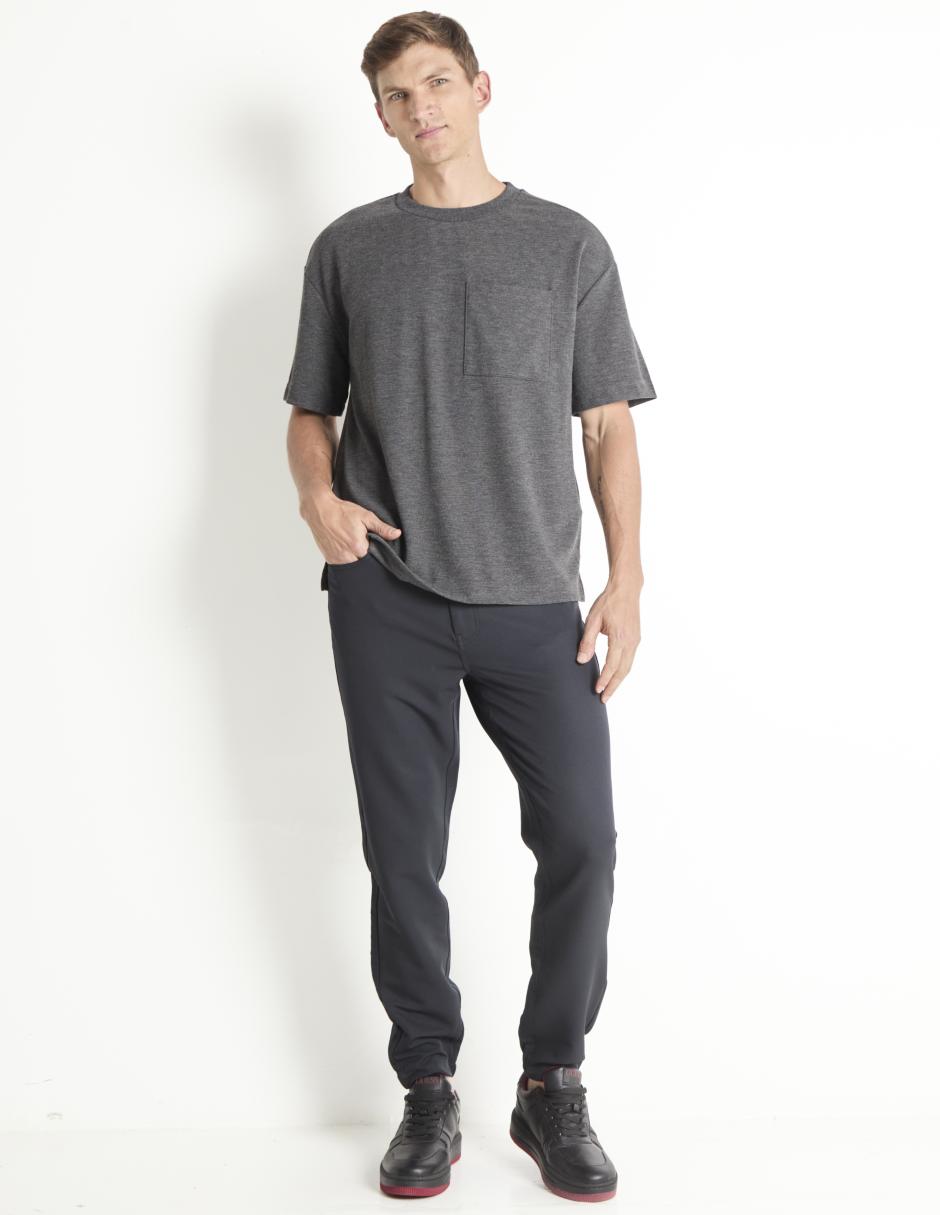 PLAYERA COH25044-10 CONTEMP, CH, NEGRO