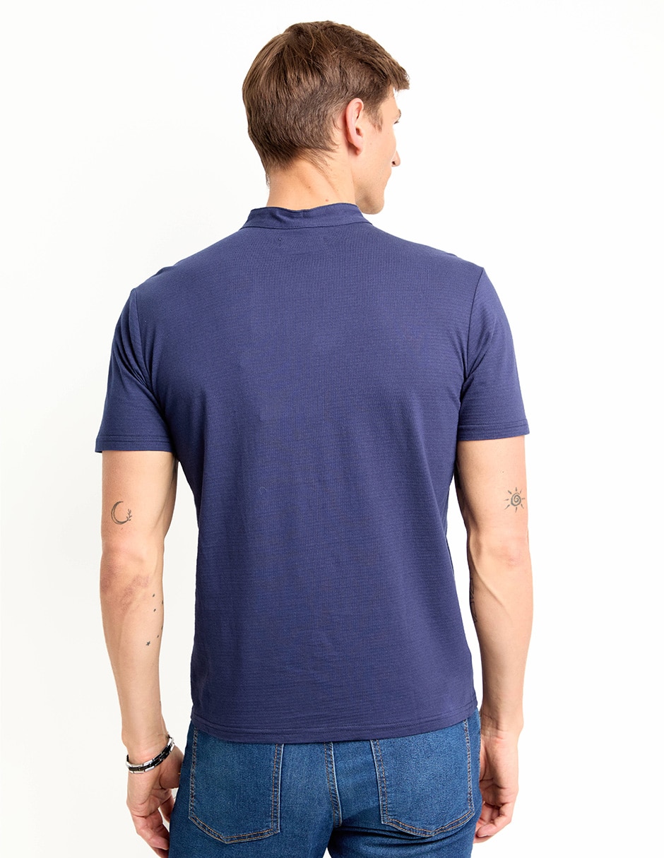 PLAYERA COH25065-09 CO, M, AZUL MARINO