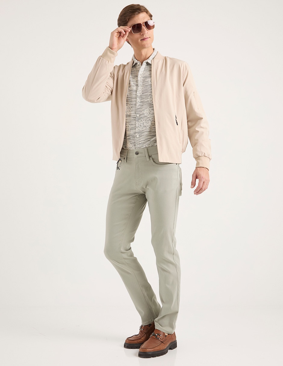 Camisa casual manga larga para hombre 3
