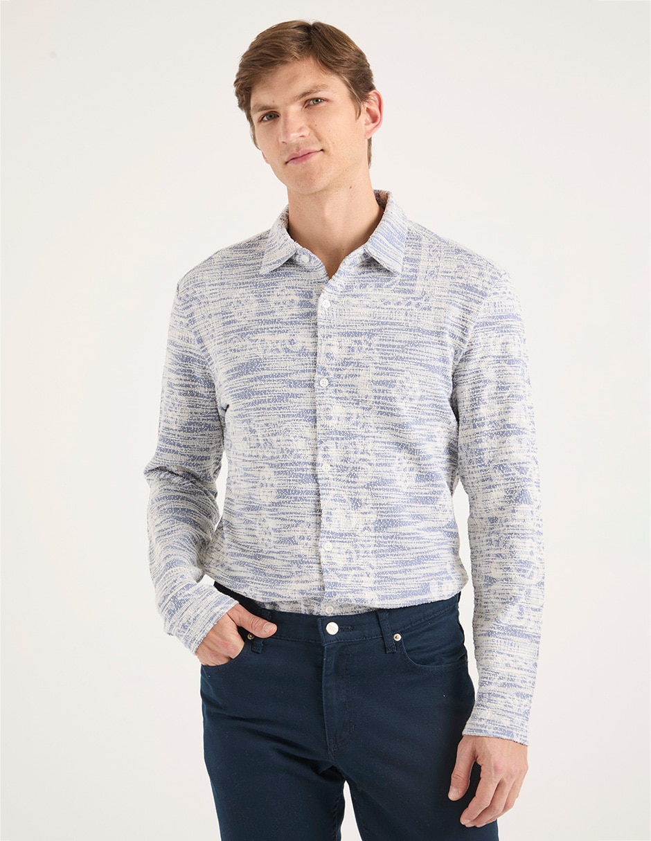 Camisa casual manga larga para hombre Camisa casual manga larga para hombre