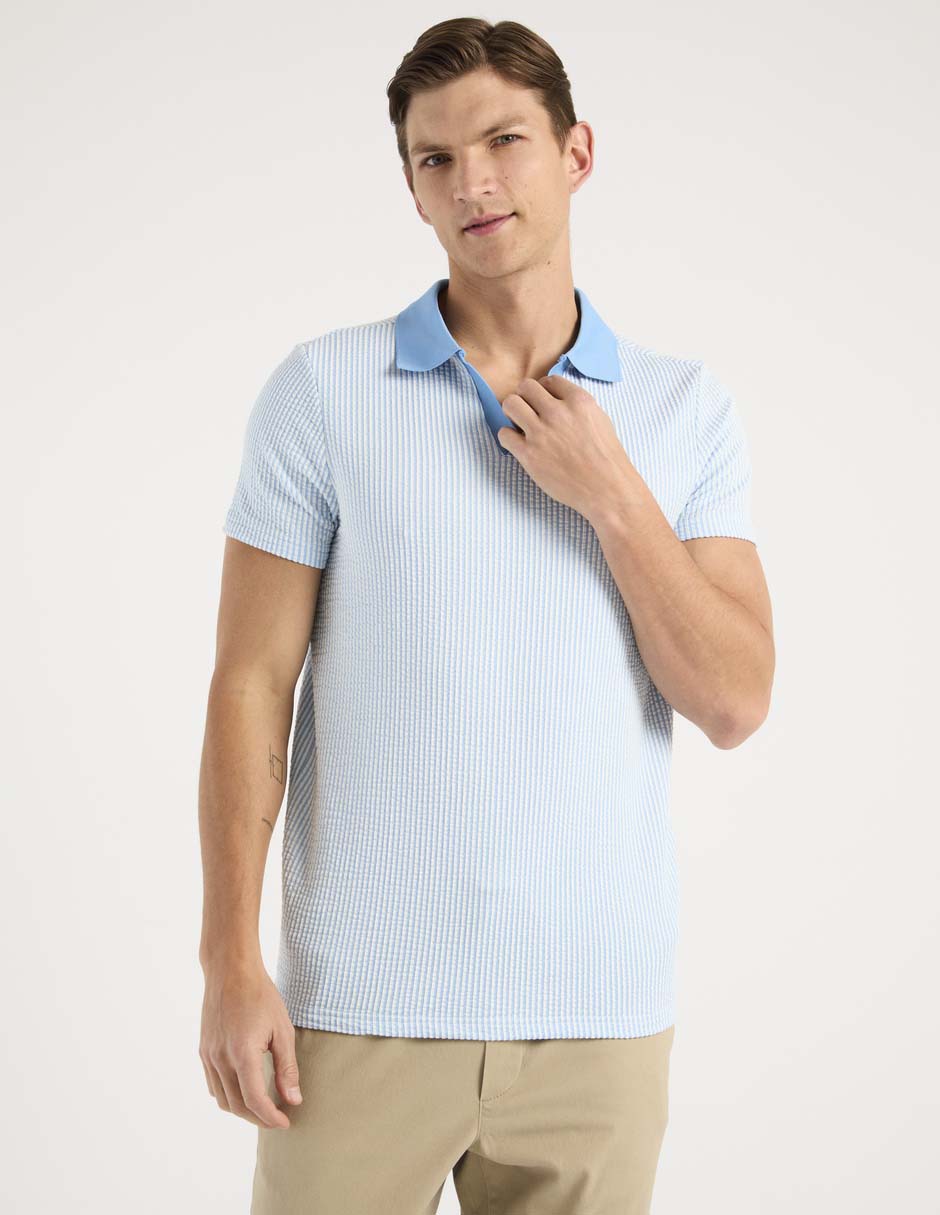Playera tipo polo para hombre