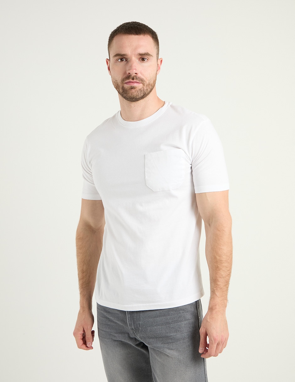 Playera cuello redondo para hombre