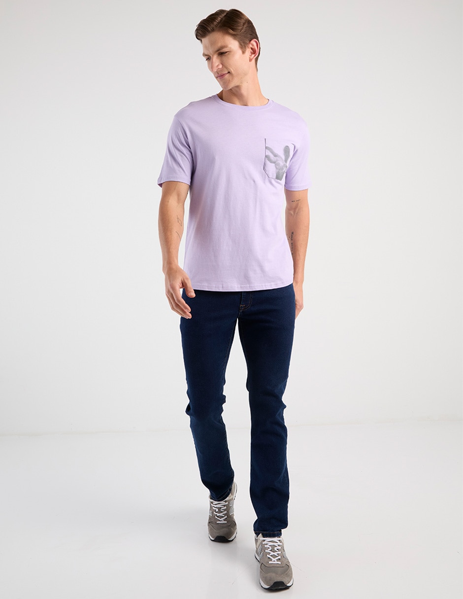 Playera cuello redondo para hombre 2