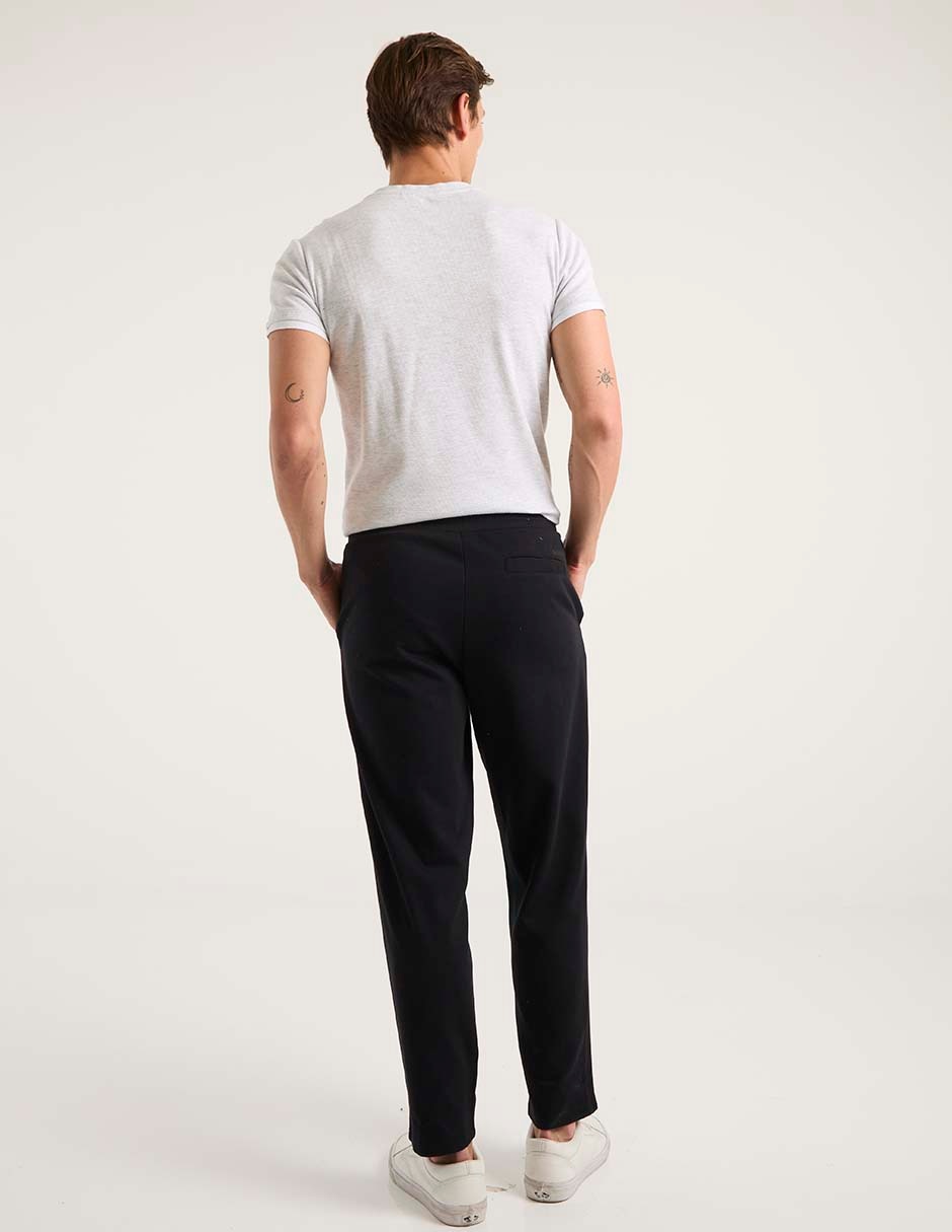 PANTALON JOGGER CONTEMPO, G, NEGRO LISO